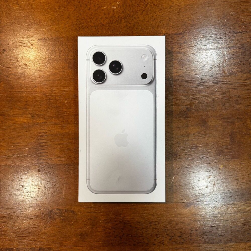 Apple A3256 iPhone 17 Pro Silver 256GB - Empty Box ONLY